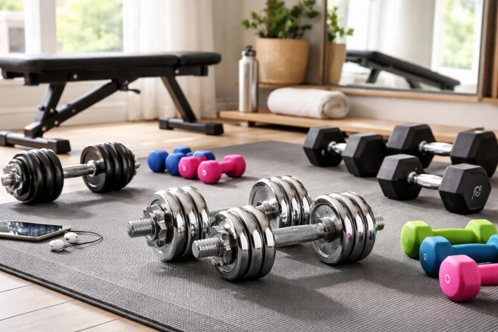 découvrez comment choisir les haltères idéaux pour un entraînement à domicile efficace et adapté à vos objectifs de fitness.