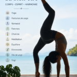 Femme pratiquant le yoga dans un environnement serein pour favoriser son bien-être