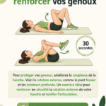 femme pratiquant des exercices pour renforcer ses genoux