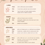 Menu de la semaine pour perdre du poids avec des recettes équilibrées et savoureuses.