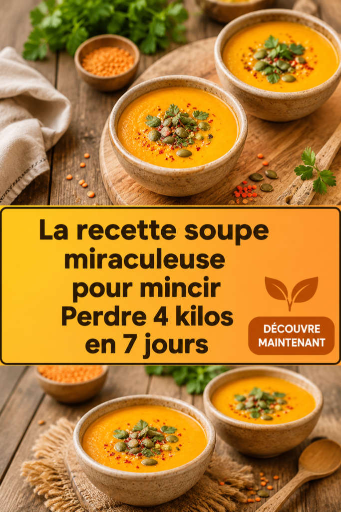 Image d'une soupe colorée et nourrissante dans un bol, idéale pour la perte de poids