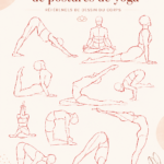 Image d'une artiste pratiquant le yoga tout en dessinant un modèle humain