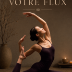 Femme pratiquant le yoga dans un environnement serein.