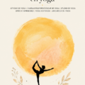 Affiche artistique de la pose de danseuse, idéale pour les passionnés de yoga.