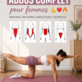 Femme pratiquant des exercices d'abdos pour tonifier et renforcer sa sangle abdominale