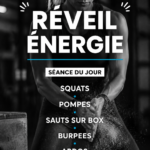 Femme faisant un entraînement matinal dans un parc