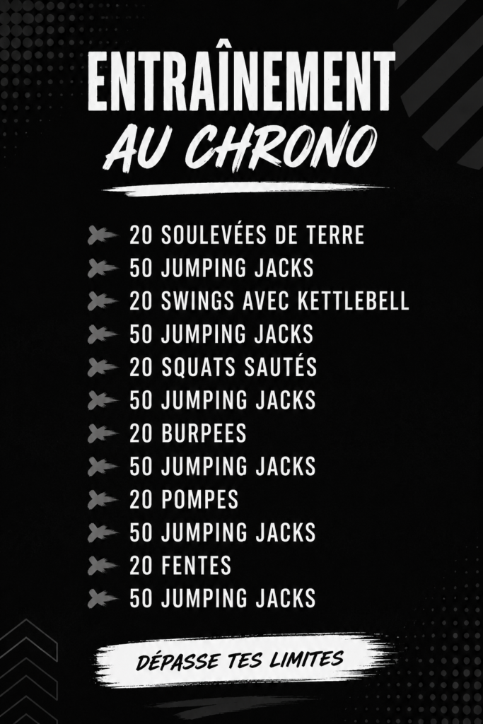 Femme faisant un entraînement au poids du corps à la maison sans équipement