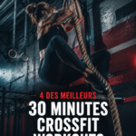 Femme s’entraînant au CrossFit dans une salle de sport