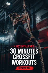 Femme s’entraînant au CrossFit dans une salle de sport
