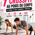 Femme faisant un entraînement CrossFit au poids du corps à l'extérieur