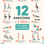 Femme faisant des exercices à la maison, inspirant un mode de vie actif.