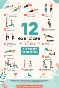 Femme faisant des exercices à la maison, inspirant un mode de vie actif.
