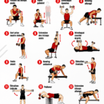 Femme effectuant un exercice de musculation avec des haltères