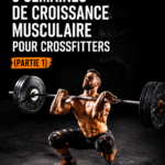 Illustration d'une femme s'entraînant au CrossFit avec des poids.
