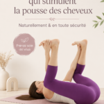Femme pratiquant le yoga pour améliorer la santé de ses cheveux