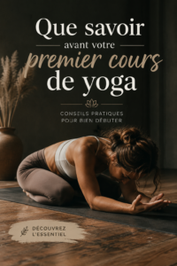 Femme pratiquant le yoga lors d'un cours pour débutants dans un studio