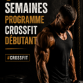 Une femme s'échauffe avant un entraînement de crossfit en plein air.