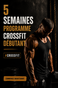 Une femme s'échauffe avant un entraînement de crossfit en plein air.