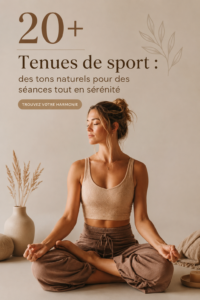 Femme en tenue de yoga apaisante pratiquant une posture sur un tapis