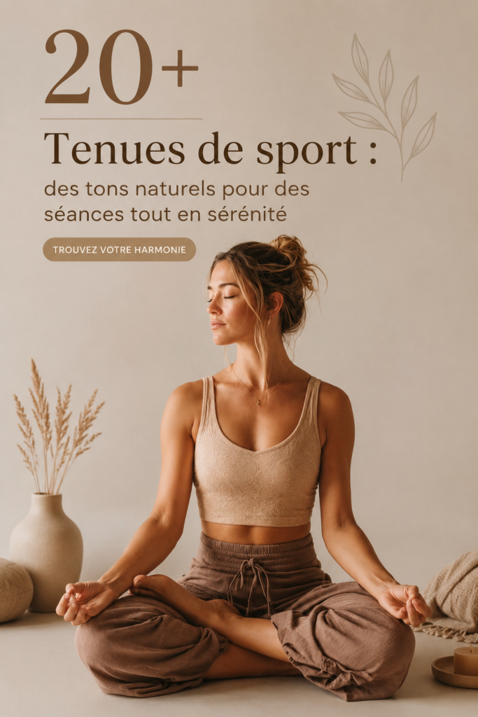 Femme en tenue de yoga apaisante pratiquant une posture sur un tapis