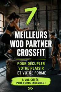 Deux personnes s'entraînant ensemble dans une séance de CrossFit inspirante