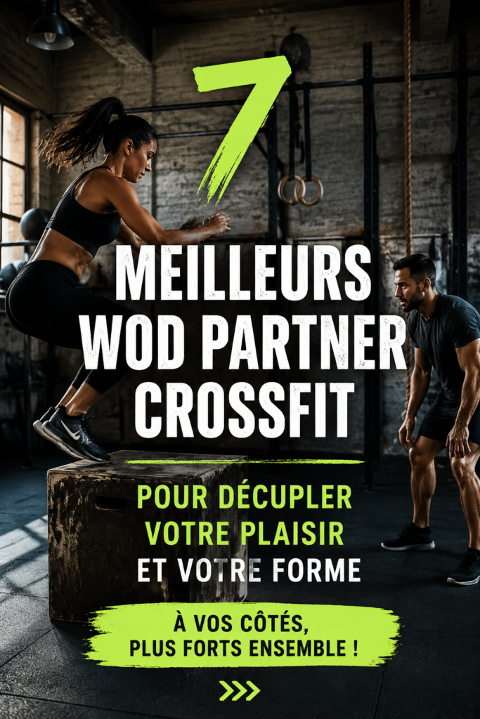 Deux personnes s'entraînant ensemble dans une séance de CrossFit inspirante