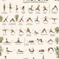 Femme pratiquant le yoga du soir dans un environnement calme et apaisant.