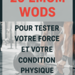 Femme s'entraînant avec des WODs EMOM dans une salle de sport