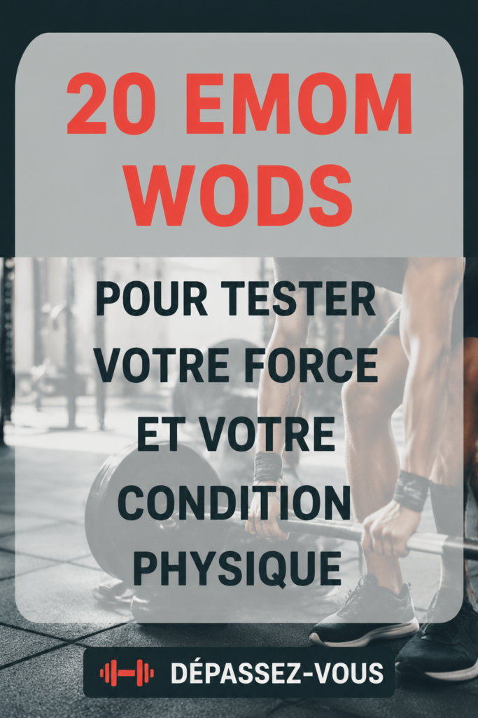Femme s'entraînant avec des WODs EMOM dans une salle de sport