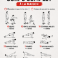 Femme faisant des exercices de fitness à la maison pour un entraînement complet du corps.