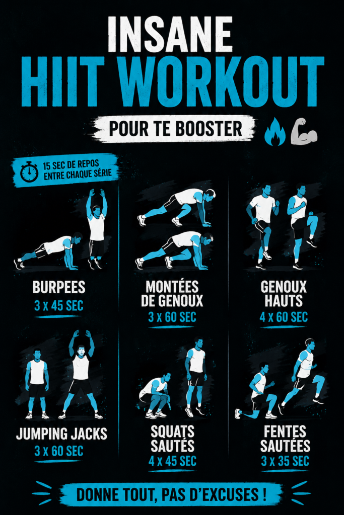 Femme motivée pratiquant un entraînement HIIT énergisant avec des haltères