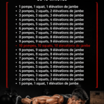 Femme faisant des exercices physiques à la maison dans le cadre d'un entraînement pyramidal de 10 minutes.
