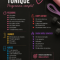 Femme souriante en pleine séance de workout Slim Thick.