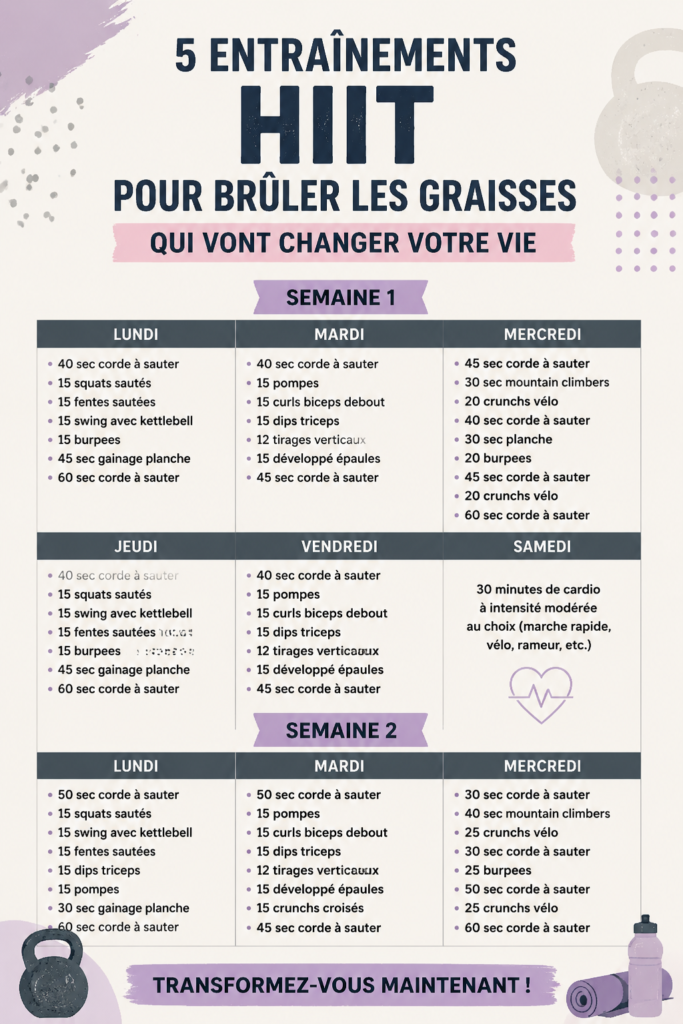 Femme faisant un entraînement HIIT dans un parc
