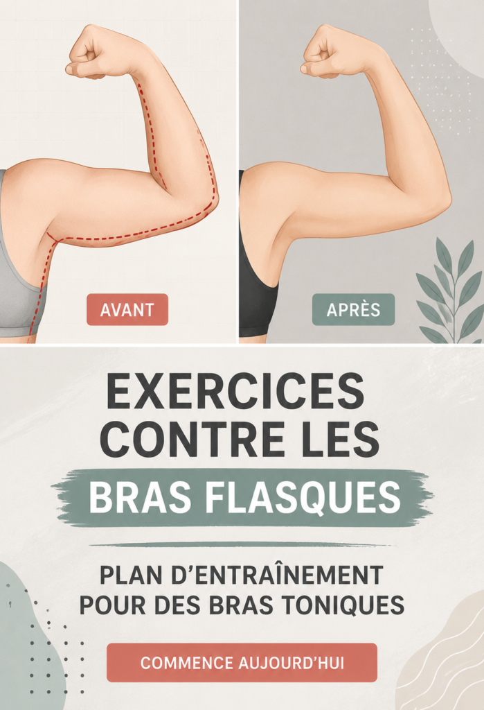 Femme en train de réaliser un exercice pour tonifier ses bras