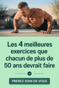 Une femme de plus de 50 ans effectuant des exercices de fitness à la maison.