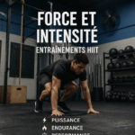 Femme s'entraînant avec des exercices HIIT en extérieur, renforçant son corps.