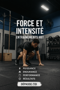 Femme s'entraînant avec des exercices HIIT en extérieur, renforçant son corps.