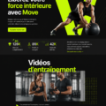 Une salle de gym moderne et accueillante conçue pour l'exercice à domicile, avec équipement stylé et décoration inspirante.