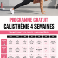 Femme en train de s'entraîner à la maison avec des exercices de calisthénie.