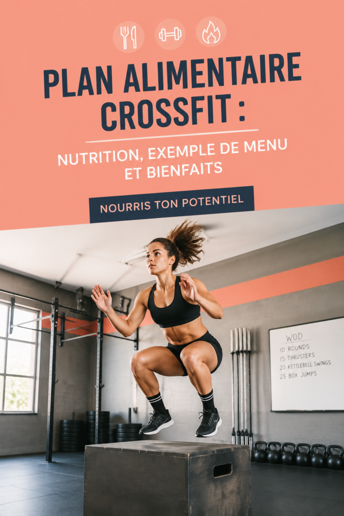 Un plat riche et équilibré adapté aux adeptes du CrossFit, mettant en avant des aliments sains.