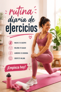 Femme pratiquant des exercices quotidiens pour rester en forme et se sentir bien