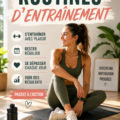 Femmes en train de suivre une routine d'entraînement dans un parc.