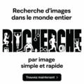 Capture d'écran de la page d'accueil de Yandex avec options de recherche d'images