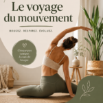 Femme s'épanouissant en plein air à travers le mouvement