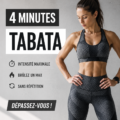 Une femme en train de faire un entraînement Tabata rapide et efficace