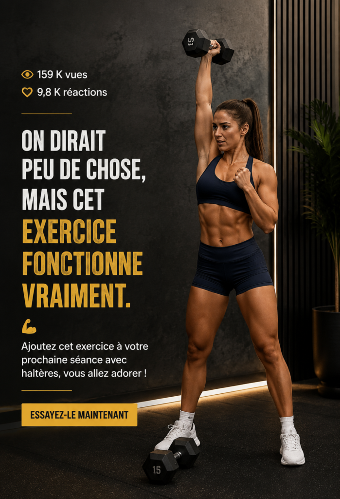 Femme effectuant un exercice complet pour le corps dans une salle de sport.