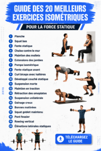 Femme en train de faire un exercice isométrique à la maison pour renforcer son corps