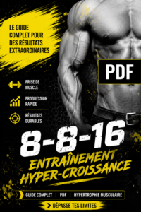 Femme s'entraînant selon le programme 8-8-16.
