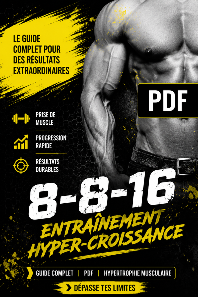 Femme s'entraînant selon le programme 8-8-16.